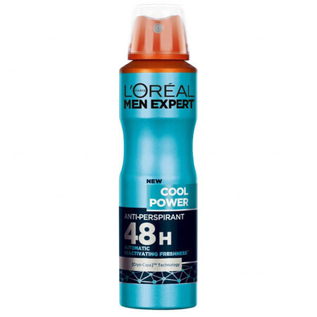 L'Oreal Men Expert, Cool Power, spray antiperspirant, 150 ml