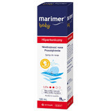 Marimer Baby, apă de mare hipertonică, spray nazal, de la naștere, 100 ml