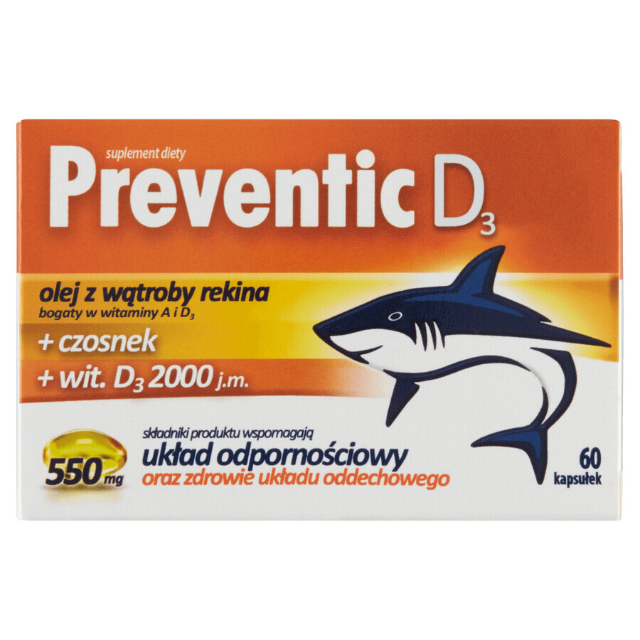 Preventic D3, 60 capsule