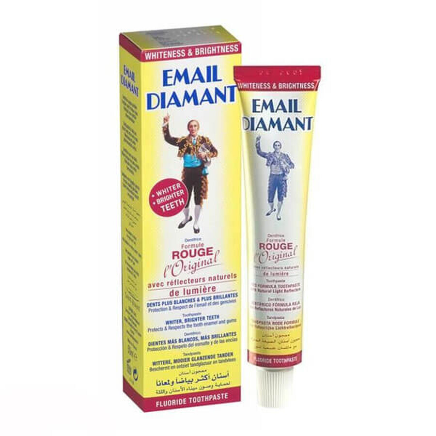 Email Diamant, pastă de dinți pentru albire, Formule Rouge, 75 ml