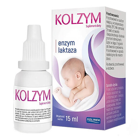 Kolzym, lactază, picături orale, 15 ml