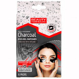 Beauty Formulas, gel-oogpads met actieve kool, 12 stuks