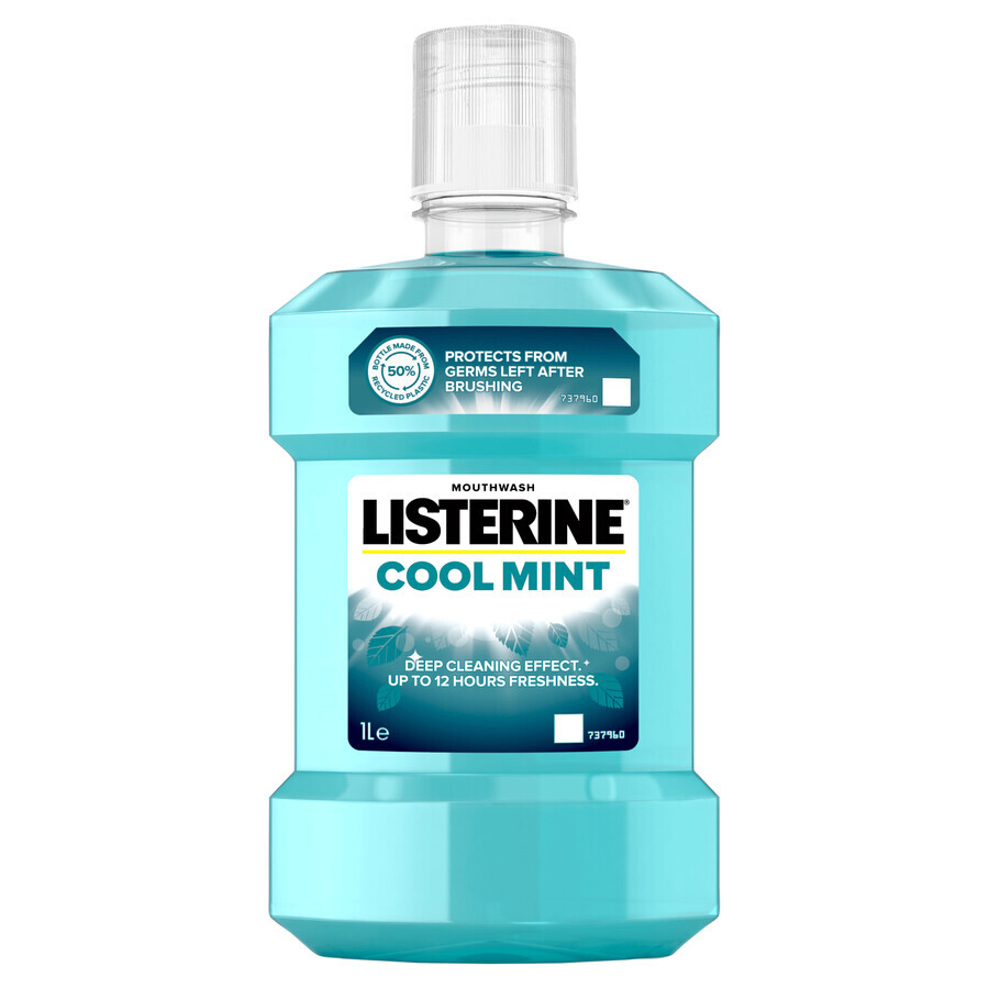 Apa de gură Listerine Cool Mint, 1000 ml