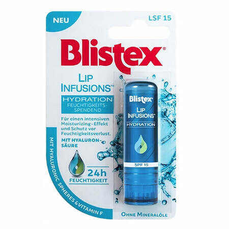 Blistex Hydration, balsam de buze, SPF 15, 3.7 g