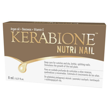 Kerabione Nutri Nail, Serum pentru unghii, 8 ml