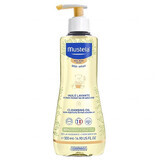 Mustela Bebe Enfant, aceite limpiador, desde el nacimiento, piel seca, 500 ml