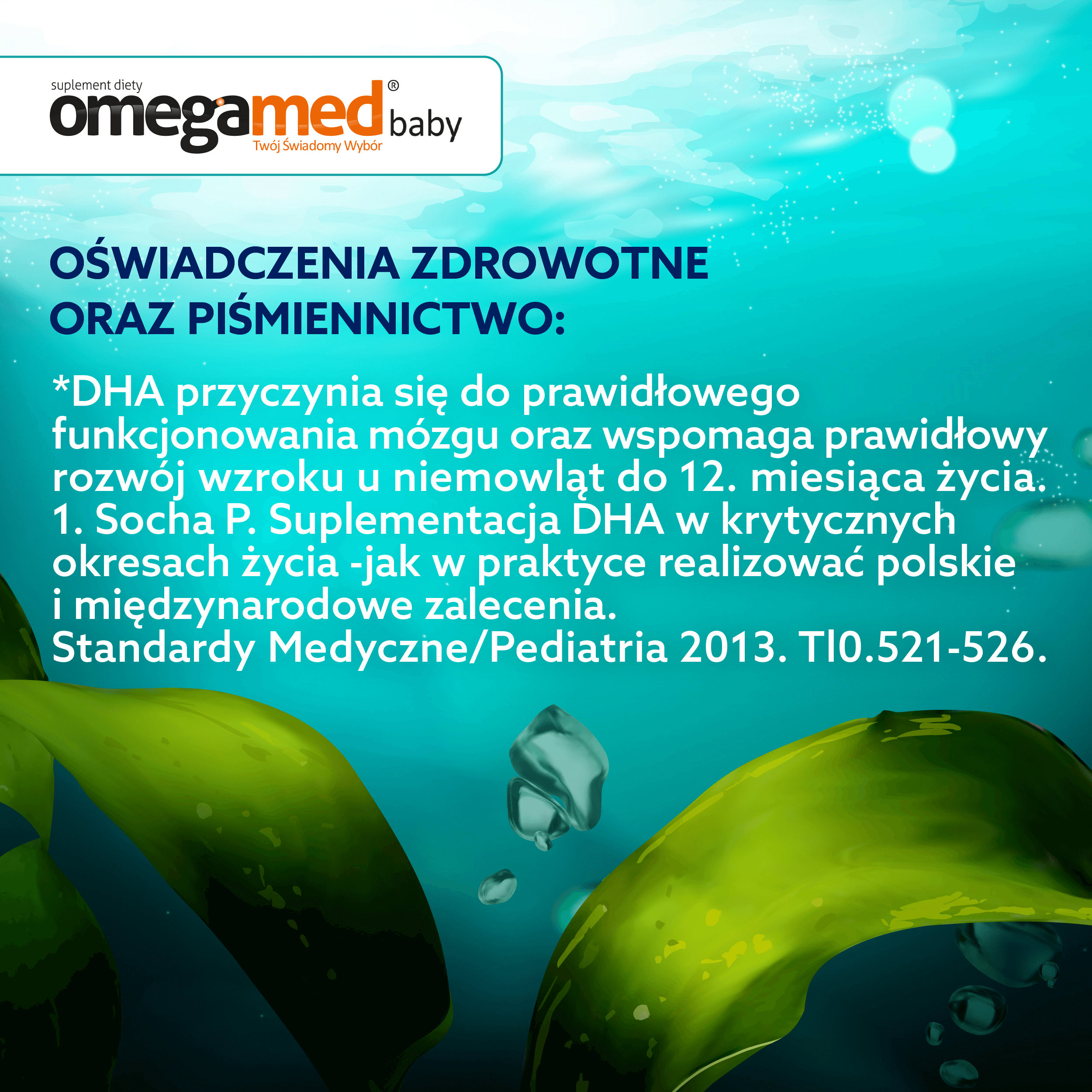 Omegamed Baby DHA, de la naștere, 30 de capsule cu răsucire