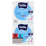 Bella Perfecta Ultra, Extra Soft sanitary towels with wings, blue, 20 pcs.