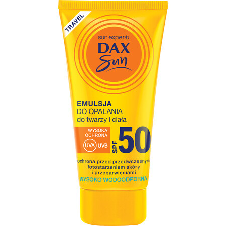 DAX Sun, emulsie pentru față și corp, SPF 50, 50 ml