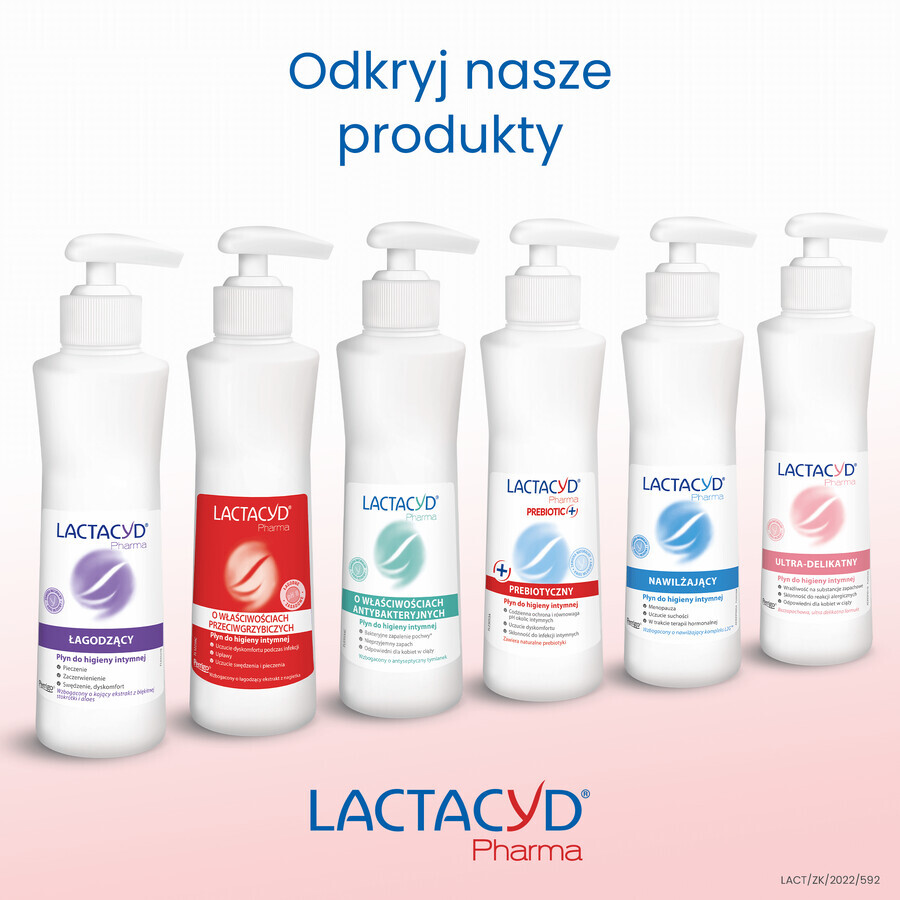 Lactacyd Pharma Prebiotic+, loțiune probiotică pentru igiena intimă, 250 ml AMBALAJ CONTAMINAT