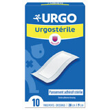 Urgo Urgosterile, pansament steril, autoadeziv, 9 cm x 20 cm, 10 bucăți