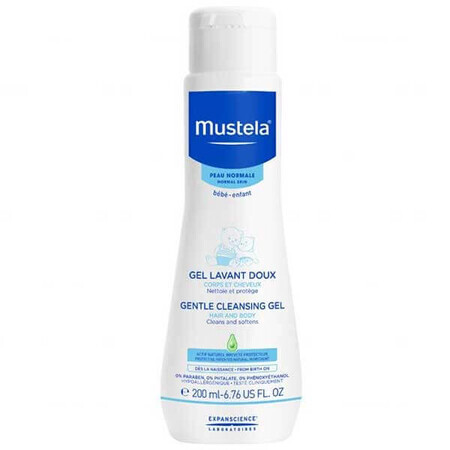 Set Mustela Maternite, Cremă pentru vergeturi, neparfumată, 150 ml + Gel de curățare extra delicat, 200 ml