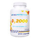 Allnutrition D3 2000, vitamina D 50 &#181;g, 200 capsule