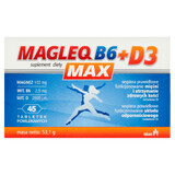 MagleQ B6 Max + D3, 45 comprimate