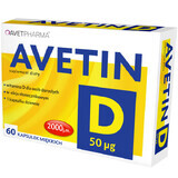 Avetin D 50 µg, 60 Kapseln