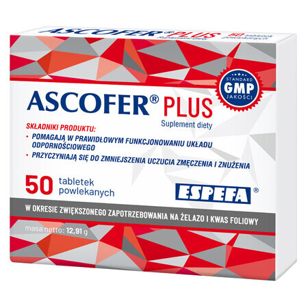 Ascofer Plus, 50 comprimate filmate