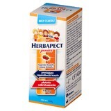 Herbapect Junior, sirop pentru copii începând cu vârsta de 1 an, aromă de zmeură, 110 g