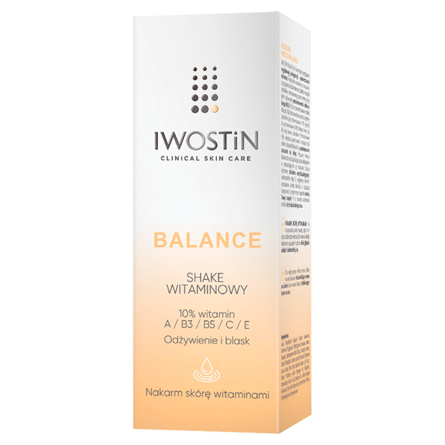 Iwostin Balance, shake vitaminé pour le visage, 30 ml