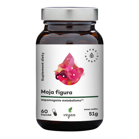 Aura Herbals, My Figure, soutien du métabolisme, 60 gélules végétaliennes