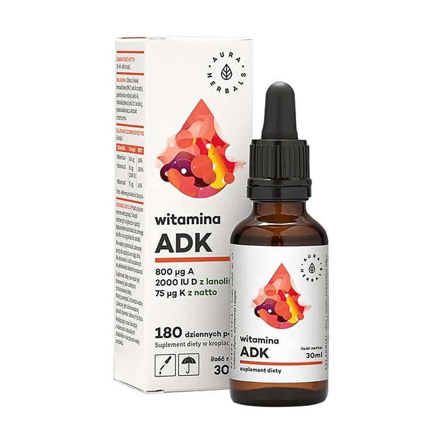 Vitamin A + D3 +K2mk7 Tropfen 30 ml