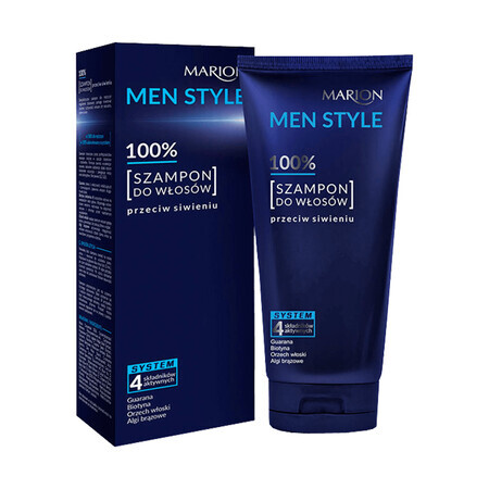 Marion Men Style, șampon 100% anti-cenușiu pentru păr, 150 g