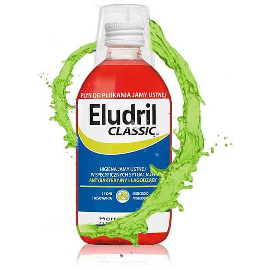 Eludril Classic, apă de gură, 500 ml