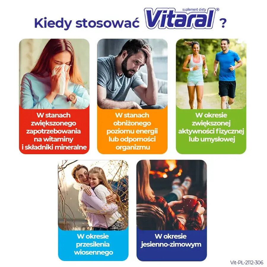 Vitaral, 60 comprimate + 10 comprimate gratuite