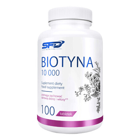 SFD Biotin 10 000, 100 comprimate