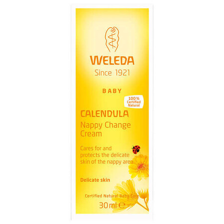 Weleda Calendula, Cremă anti arsuri, Calendula, 30 ml