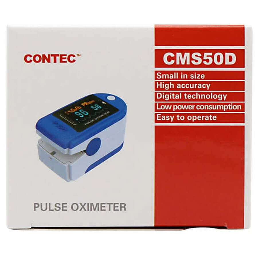 Contec CMS50D, pulsoximetru gonflabil, albastru