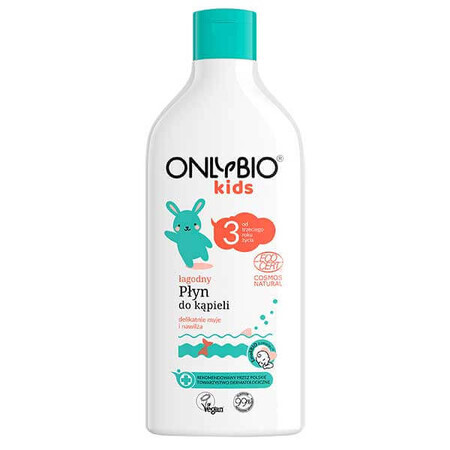 OnlyBio Kids, Loțiune de baie delicată pentru copii de la 3 ani, 500 ml