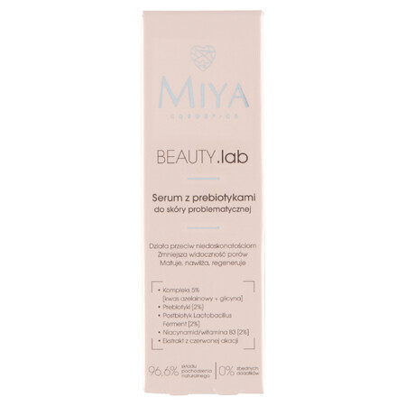 Miya Cosmetics BEAUTY Lab Präbiotisches Serum für problematische Haut, 30ml