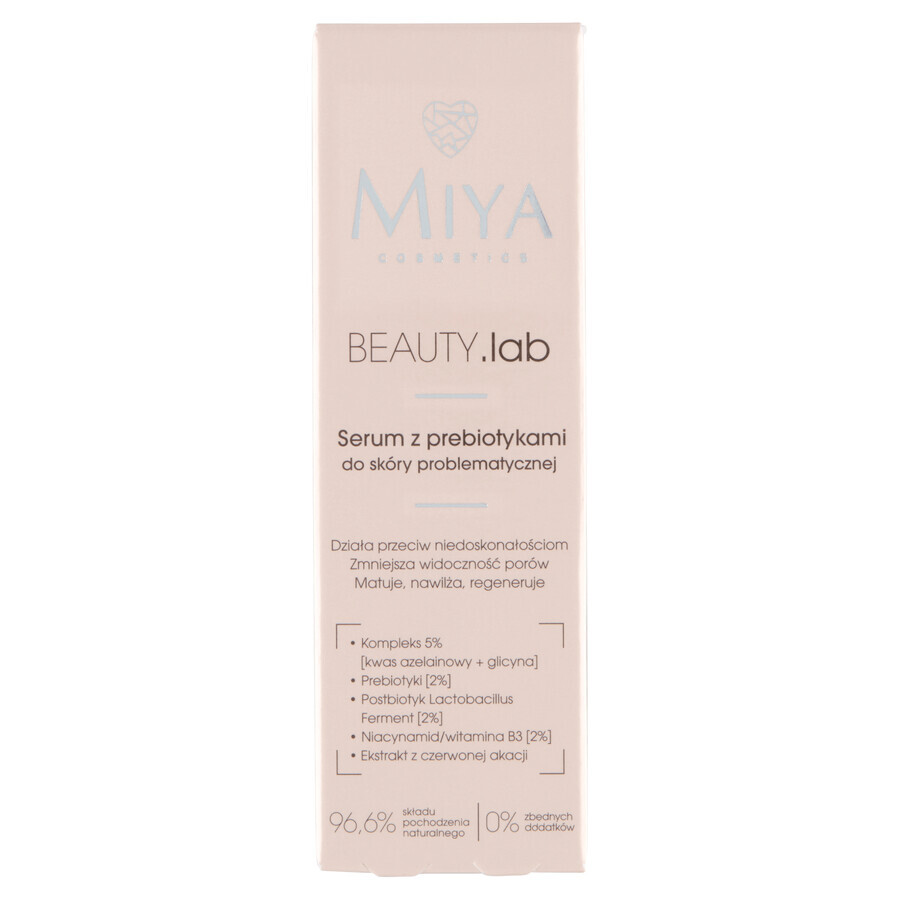 Miya Cosmetics BEAUTY Lab Präbiotisches Serum für problematische Haut, 30ml