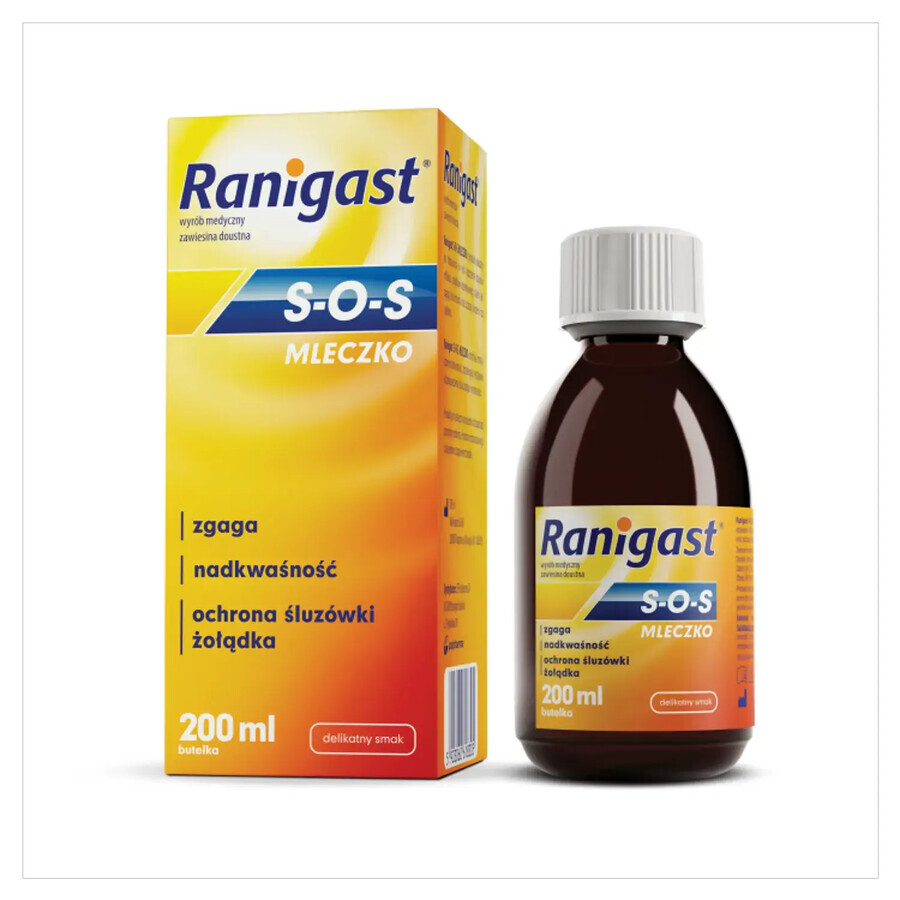 Ranigast SOS Milk Suspension zum Einnehmen, 200 ml