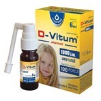 D-Vitum 1000 UI, vitamina D pentru copii peste 1 an, aerosol, 6 ml