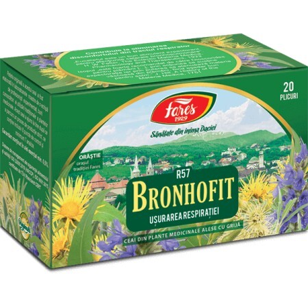 Ceai Bronhofit, 20 plicuri, Fares