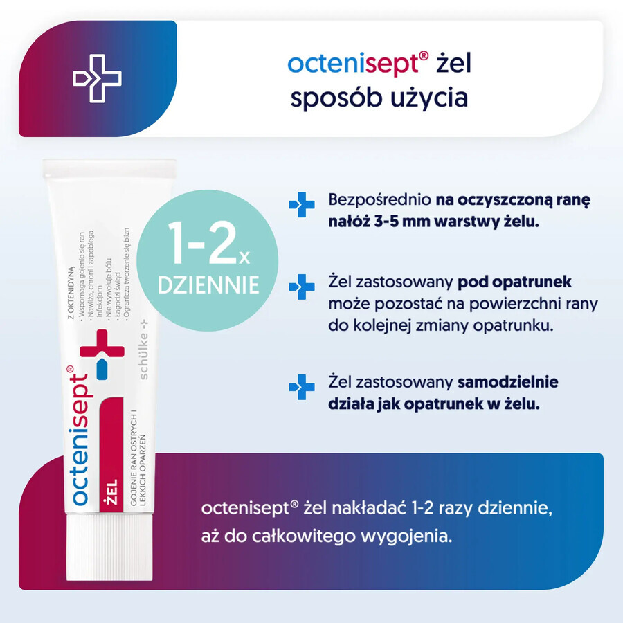 Octenisept, gel pentru răni și arsuri, 20 ml