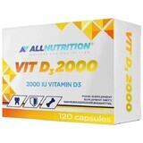 Allnutrition Vit D3 2000, vitamin D 50 μg, 120 capsules