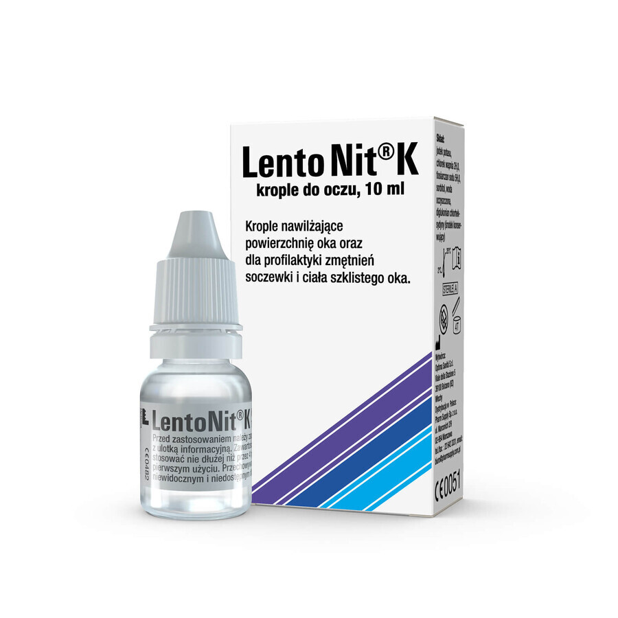 LentoNit K, picături pentru ochi, 10 ml