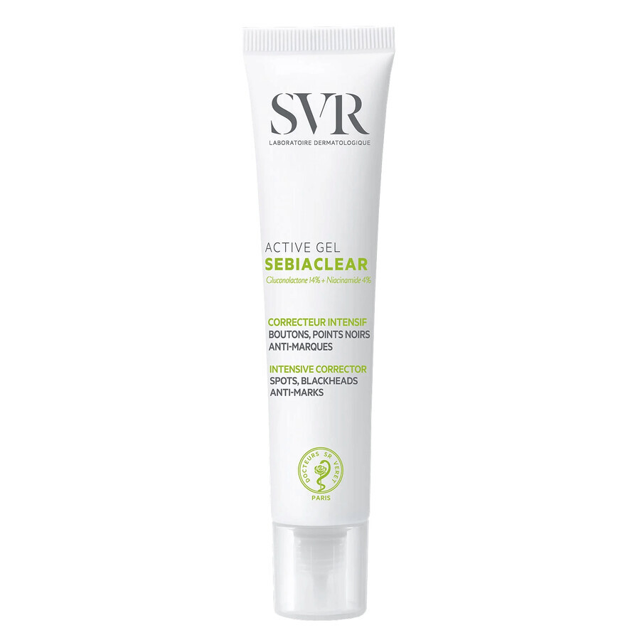 SVR SebiaClear Active Gel, Active gel with intensive action against skin imperfections, 40 ml