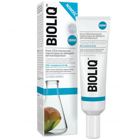 Bioliq Dermo, CICA crema regeneradora intensiva después de tratamientos dermatológicos, 30 ml