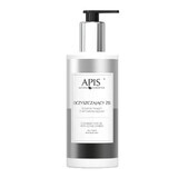 Apis, Gel de curățare pentru curățarea feței cu cărbune activ, ten gras, mixt și cu tendință acneică, 300 ml