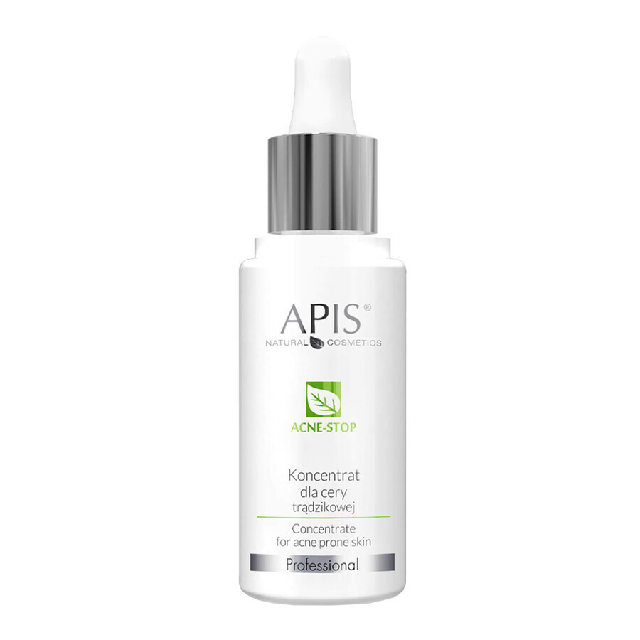 Apis Professional Acne-Stop, concentrat pentru tenul cu tendință acneică, 30 ml