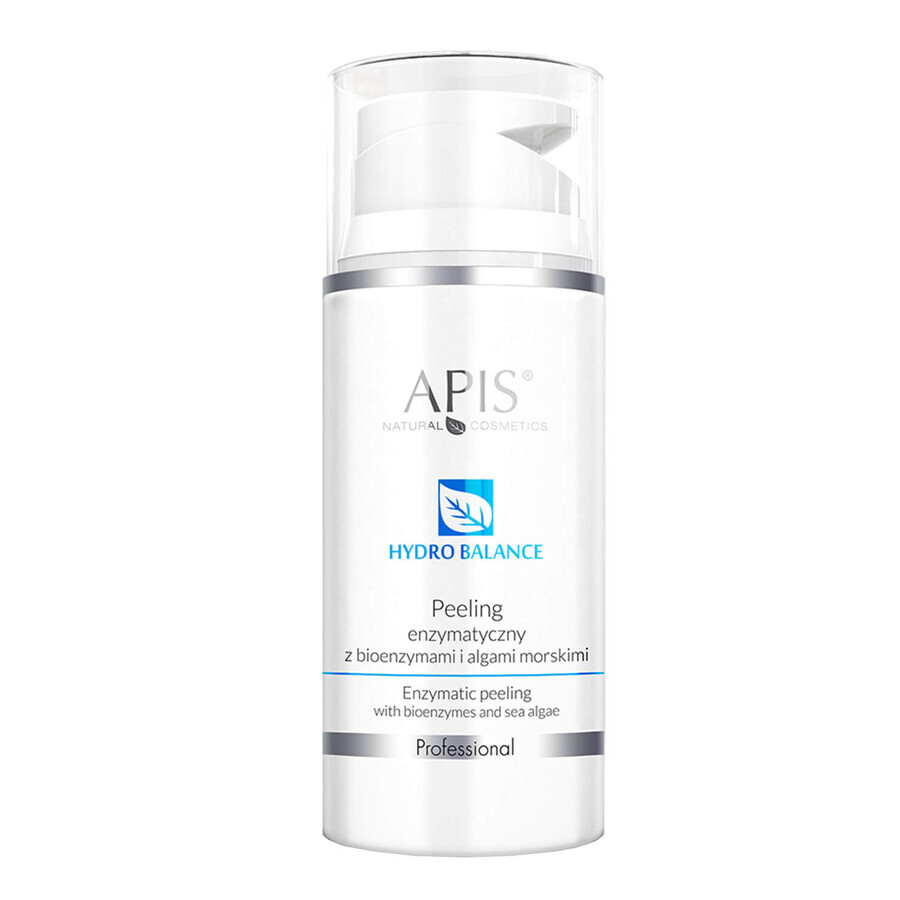 Apis Professional Hydro Balance, Peeling enzimatic cu bioenzime și alge marine, 100 ml