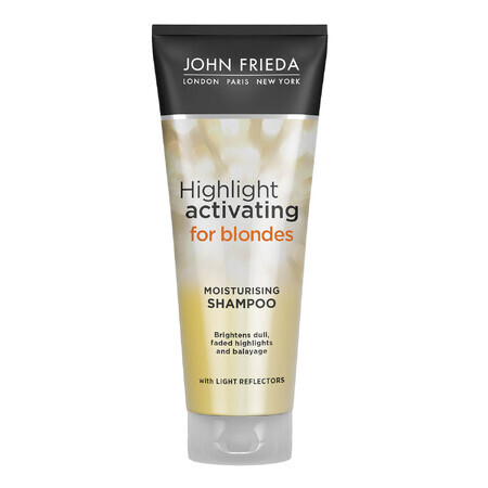John Frieda Sheer Blonde, Șampon hidratant pentru părul blond, Activarea iluminării, 250 ml