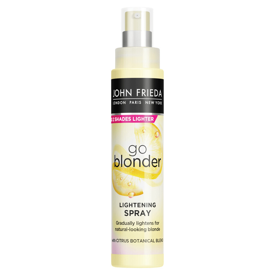 John Frieda Sheer Blonde, spray éclaircissant pour cheveux blonds, Go Blonder, 100 ml