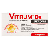 Vitrum D3 Strong, vitamina D 4000 UI, 60 capsule