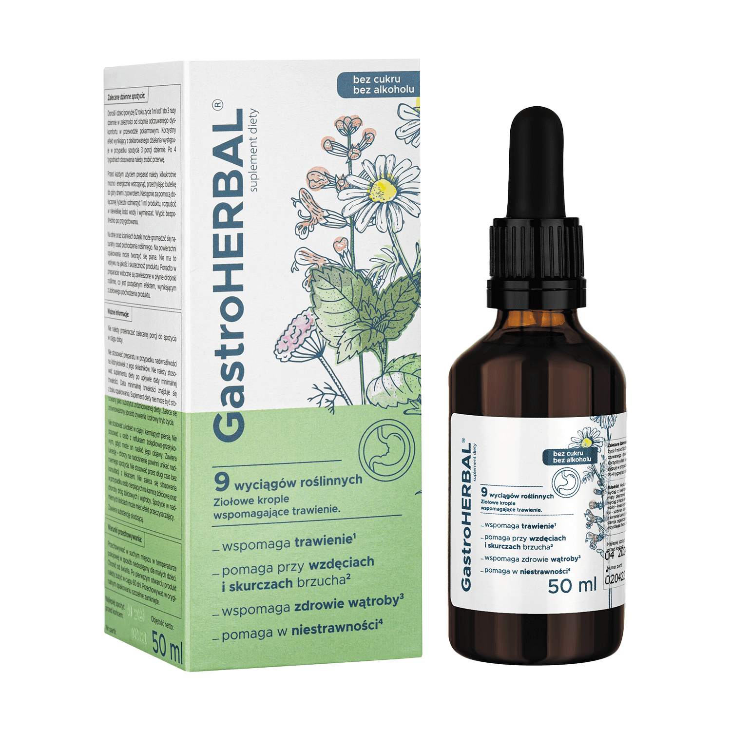 GastroHerbal, picături, 50 ml