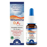 Dr. Jacob's Vitamin D3K2, picături, 20 ml