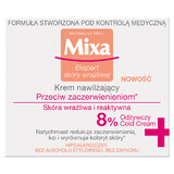 Mixa Crema facial hidratante anti-rojeces, pieles sensibles y reactivas, 50 ml